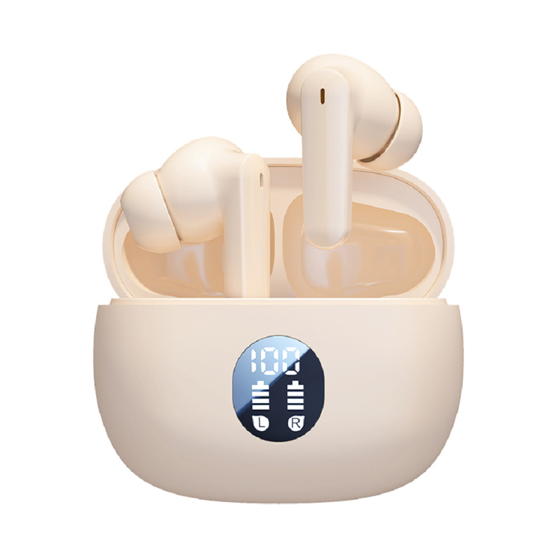 Bluetooth 5.4 TWS ακουστικά, ηχεία F10, υποστήριξη AAC / SBC, μαύρο / λευκό / χρώμα δέρματος, κατάλληλο για επιχειρήσεις, αθλητισμό, γραφείο και φοιτητική χρήση