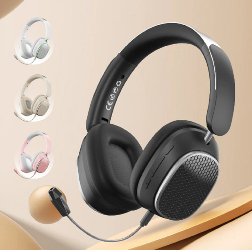 Bluetooth 5.3 ακουστικά, μπαταρία 400mAh, αναπαραγωγή 8 ωρών, αναμονή 200 ωρών, driver 40mm, 18dB ANC
