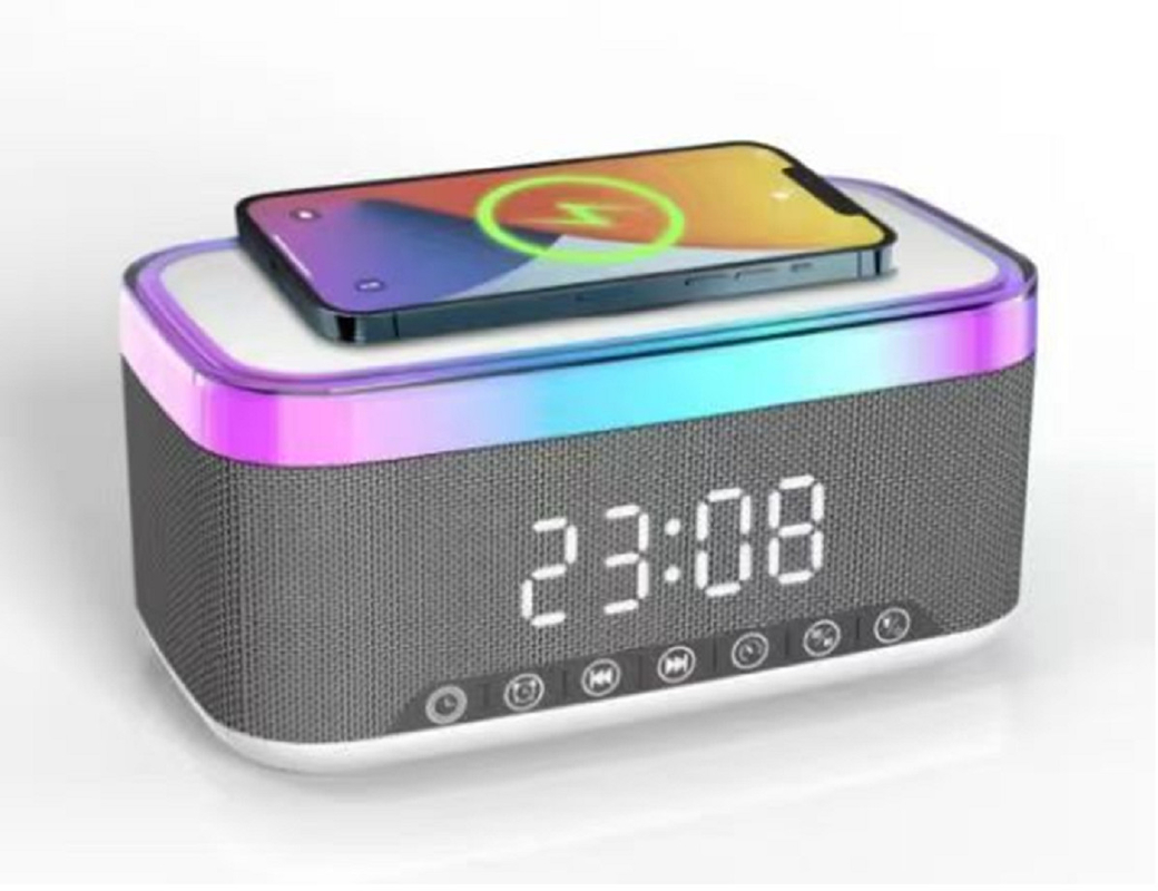 Ο ηχείο Bluetooth υποστηρίζει ταχεία φόρτιση 15W, διαθέτει διπλό 52mm ηχεία με έξοδο 10W, μια 1200mAh μπαταρία λιθίου, έξυπνο ρολόι