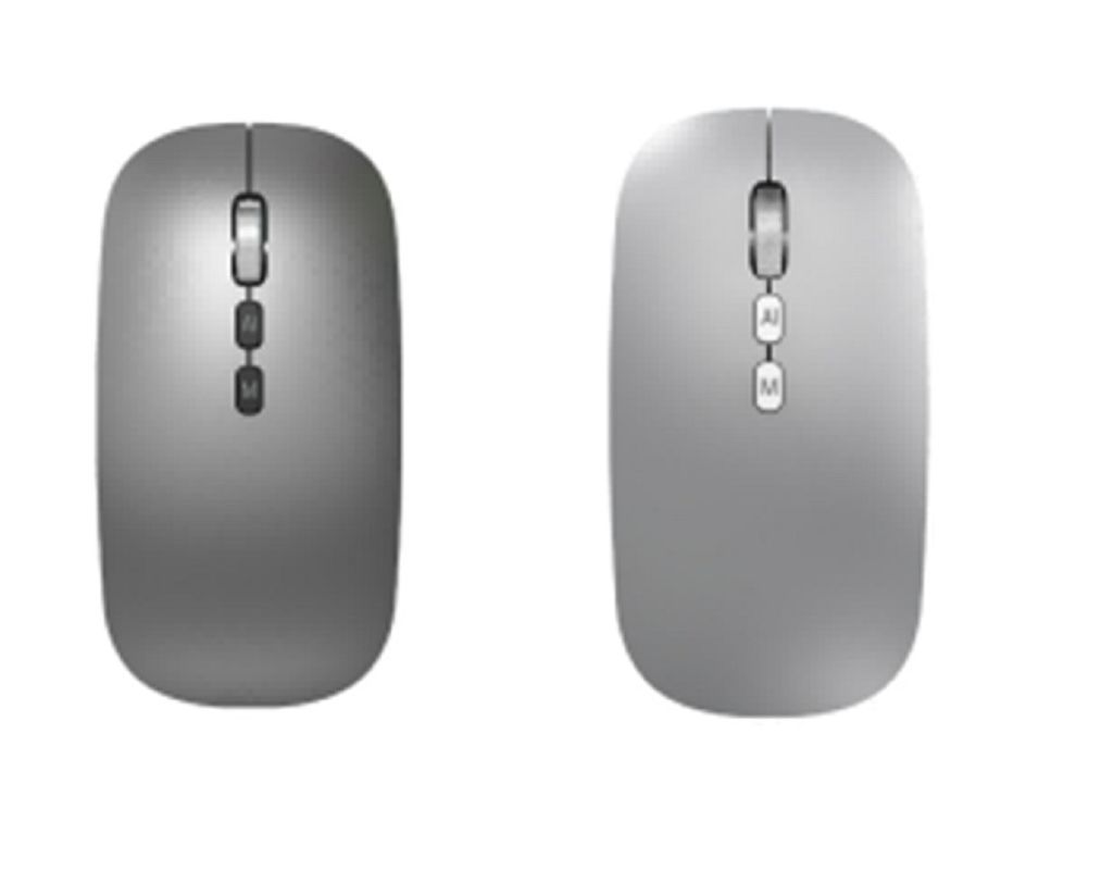 2.4G ασύρματος και Bluetooth AI ποντίκι ρυθμιζόμενες ρυθμίσεις DPI 800/1200/1600 διάρκεια ζωής έως 5 εκατομμύρια κλικ.