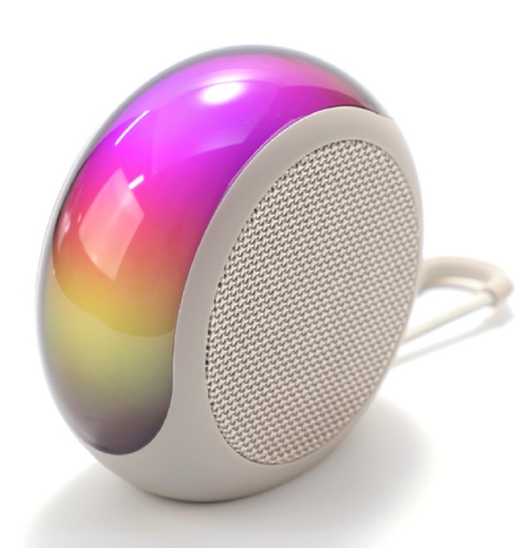 Φορητό ηχείο Bluetooth 5.3 ETEK με μπάσο 7W, μπαταρία 1200mAh, φως RGB & αναπαραγωγή TF/FM Μαύρο Κόκκινο Πράσινο Λευκό
