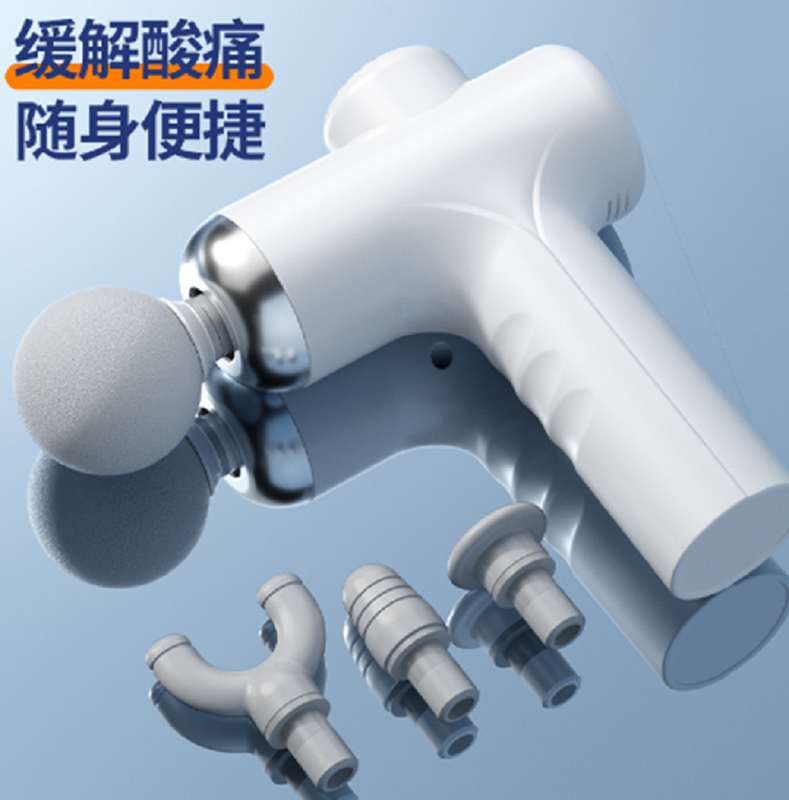 4-Head Deep Tissue Muscle Massager 80W Motor 2400mAh μπαταρία 3-6H Χρόνος λειτουργίας Μαύρο / Λευκό / Ροζ / Πράσινο