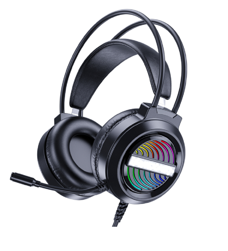 ETEK Gaming Wired ακουστικά 50mm Driver 20Hz-20kHz Ανταπόκριση Omnidirectional Mic 2.0M καλώδιο