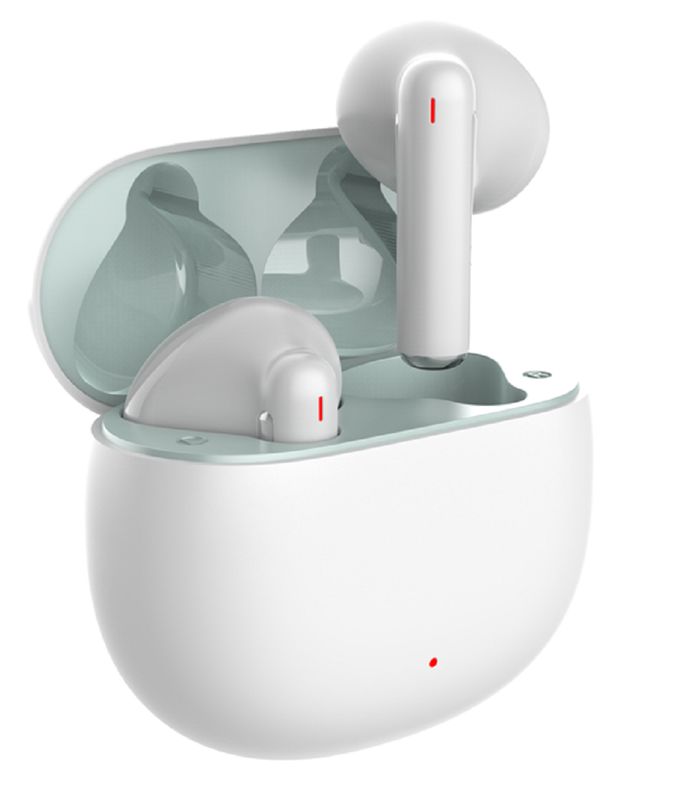 ETEK Ultra-Light Ασύρματα Ακουστικά Bluetooth 5.4 Εργονομικά TWS Earbuds F13 Ηχεία 30mAh+200mAh Μπαταρία Μαύρο Λευκό