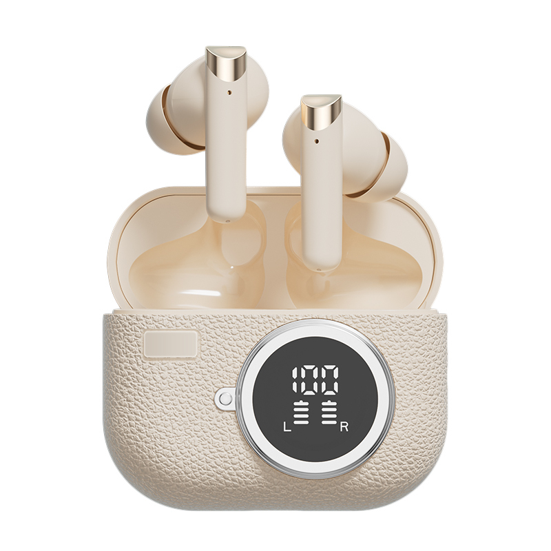 Ασύρματα ακουστικά ETEK, ακουστικά Bluetooth 5.4 ANC, ηχείο F10, θήκη 300mAh, ταχεία φόρτιση τύπου-C ((καφέ/πλούσιο/πράσινο)