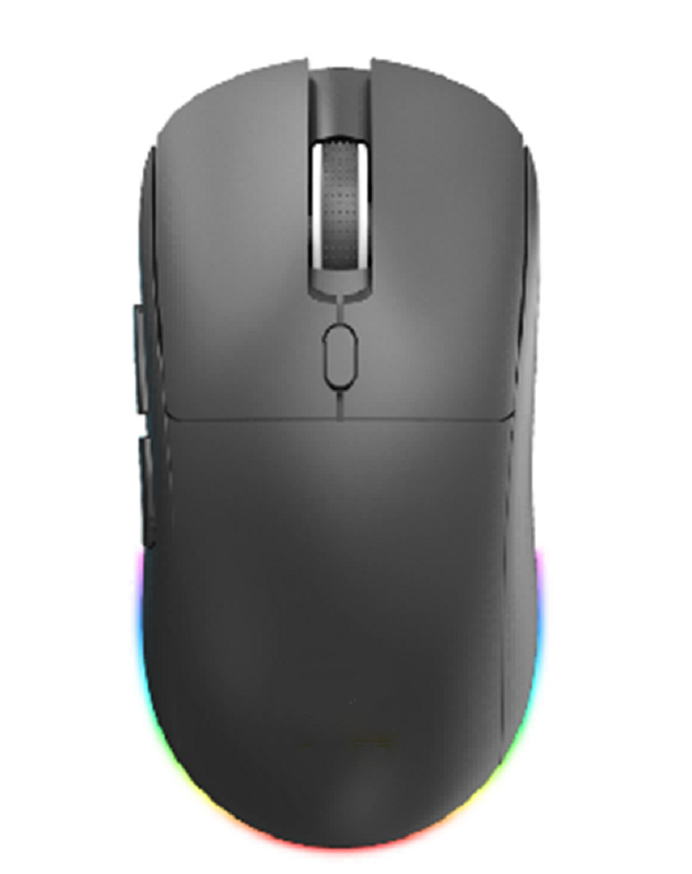 Δύο λειτουργίες 2.4G + Bluetooth 6 κουμπιών Laser Mouse 800-1600DPI 500mAh μπαταρία για υπαλλήλους γραφείου και gamers
