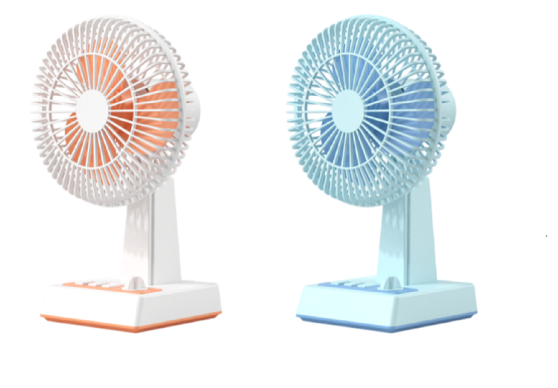 Φορητό Πολυλειτουργικό USB Fan ETEK, Κρεμαστό/Επιτραπέζιο Διπλής Χρήσης, 3 Ρυθμίσεις Ταχύτητας, Υλικό ABS+PP, Ασφαλής Λειτουργία Χαμηλής Ενέργειας 5V/6W