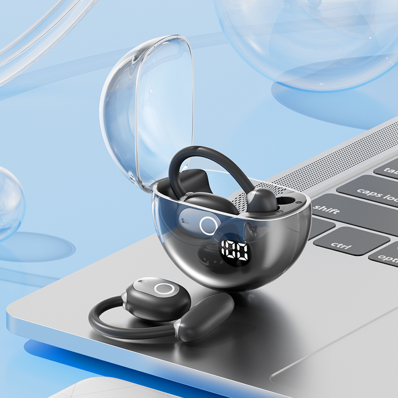 Ακουστικά ETEK Bluetooth 5.4 TWS με ευαισθησία 115dB, κυψέλη ακουστικών 40mAh + θήκη 200mAh (προστατευτική πλακέτα), ηχείο F13