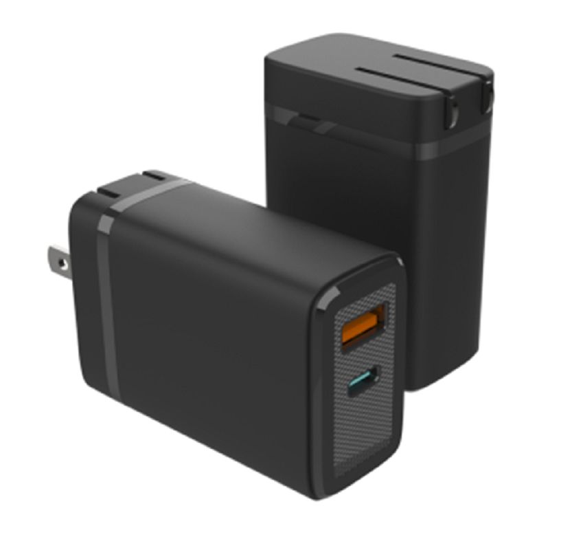 Η τεχνολογία ETEK GaN επιτρέπει αποτελεσματική ταχεία φόρτιση τηλεφώνου Ευφυής κατανομή ισχύος σε δύο θύρες 1 USB-C + 1 USB-A