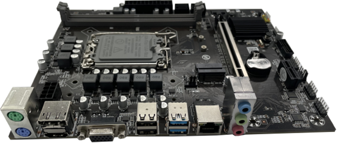 ETEK H610 Μικρο-ATX μητρική πλακέτα για LGA1700 CPUs DDR4 Διπλό κανάλι PCIe 4.0 x16 Slot DP+HDMI+VGA Προαιρετικές εξόδους