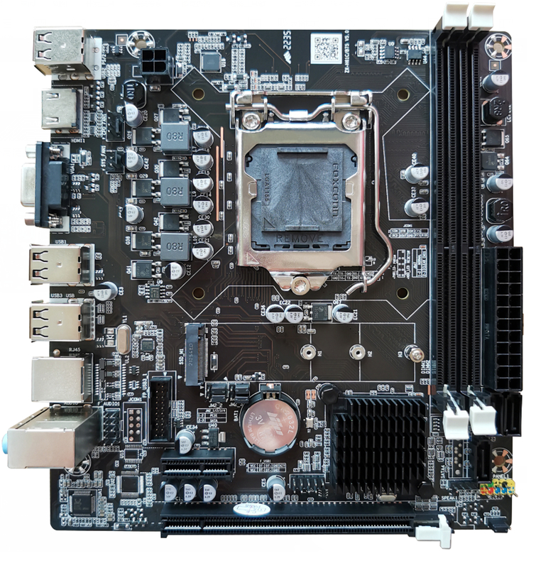 Μητρική πλακέτα ETEK που προσφέρει Dual-channel DDR3 1066/1333 SDRAM έως 8GB, περιλαμβάνει υποδοχές PCIe, αποθήκευση M.2, πολλαπλές θύρες SATA+USB