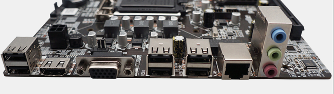 Μητρική πλακέτα ETEK που προσφέρει Dual-channel DDR3 1066/1333 SDRAM έως 8GB, περιλαμβάνει υποδοχές PCIe, αποθήκευση M.2, πολλαπλές θύρες SATA+USB