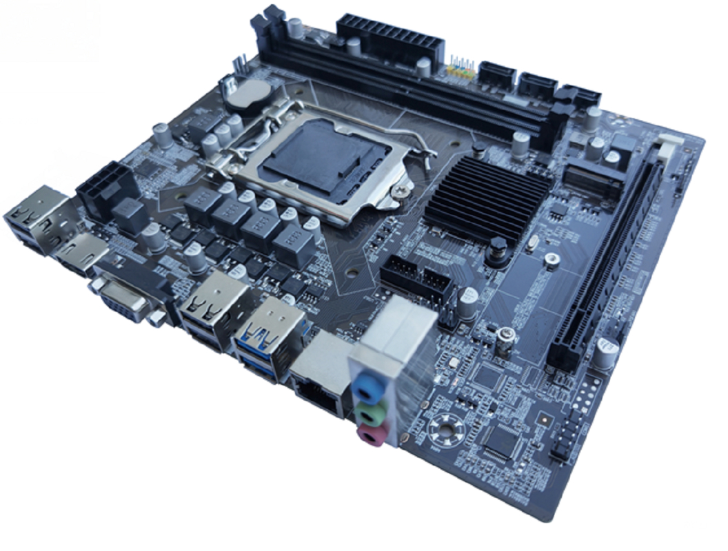 Μητρική πλακέτα ETEK H110 Chipset Micro-ATX για CPU 6ης-9ης γενιάς, Dual-channel DDR4, έξοδοι VGA+HDMI, 3*θύρες SATA + 1*υποδοχή M.2