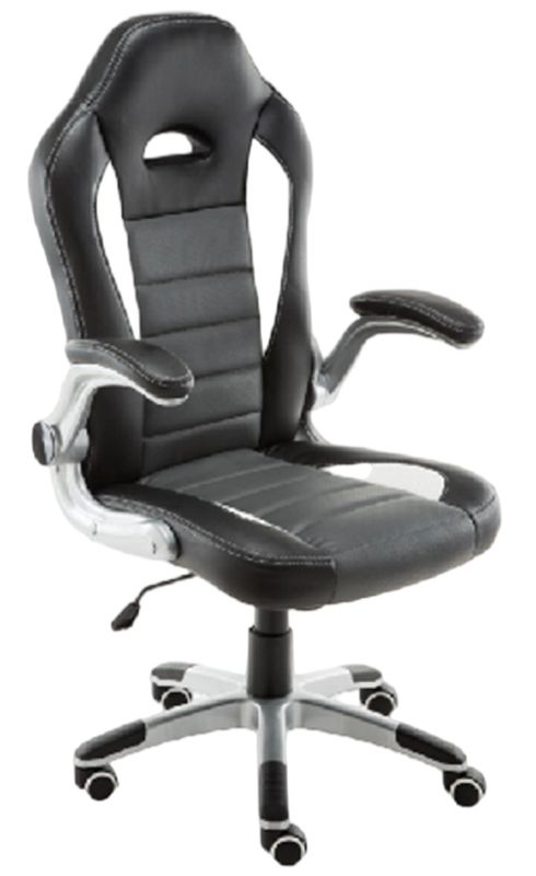 Εργονομική καρέκλα με αναδιπλούμενο βραχίονα και τριπλό π.κ. στρώμα 320mm π.κ. στρώματα με βάση επίστρωσης σκόνης και 100mm γκαζιέρα ζωγραφικής