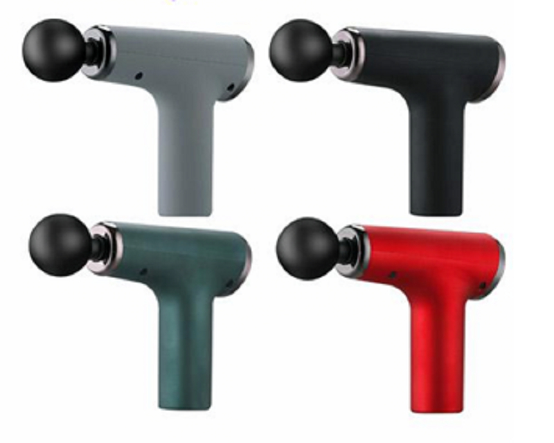 Rechargeable Percussion Muscle Massager Gun with 5 Heads and 6 Speed Settings Powered by 1200mAh Battery
