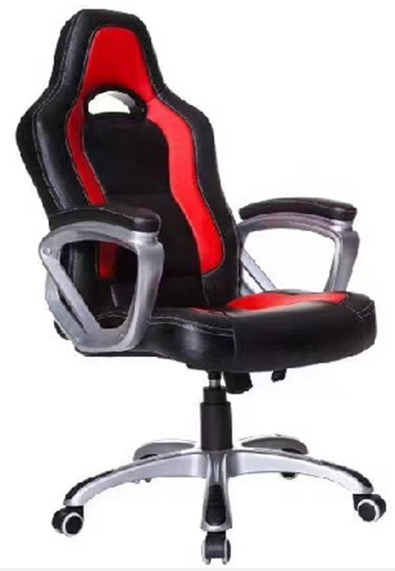 Καρέκλα Gaming PU Casters 320mm Βάση με Επίστρωση Πούδρας 100mm Βαμμένο Μηχανισμό Ανύψωσης Αερίου Κλίσης Μπράτσα με Επίστρωση Πούδρας με Επένδυση Mesh