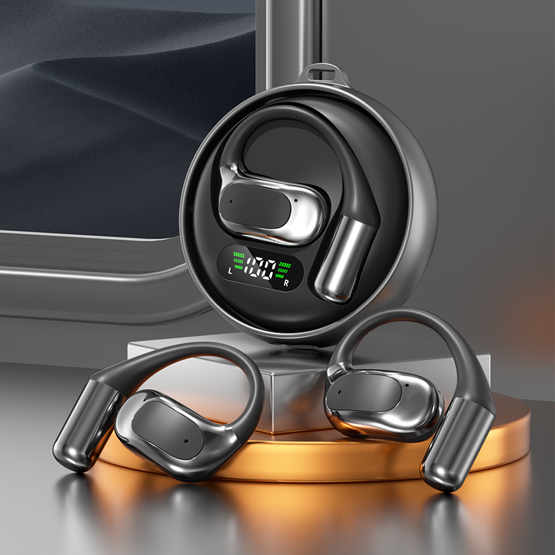 Ακουστικά Bluetooth 5.4 TWS, A2DP/AVRCP/HFP, οδηγός χάλκινου δακτυλίου 13mm, Μαύρο/Χρώμα δέρματος, Chip Bluetrum5756C