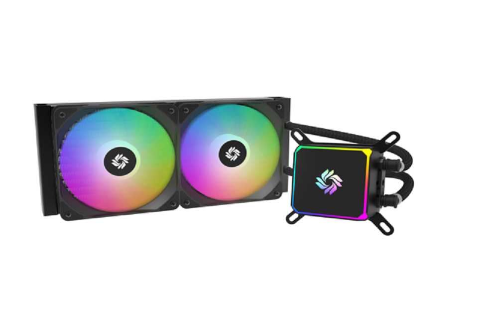 ETEK 240mm A-RGB CPU Υγρό Ψύξης, 265W, Τετράγωνο Water Block, PWM Fans, Συμβατό με LGA1700/AM5