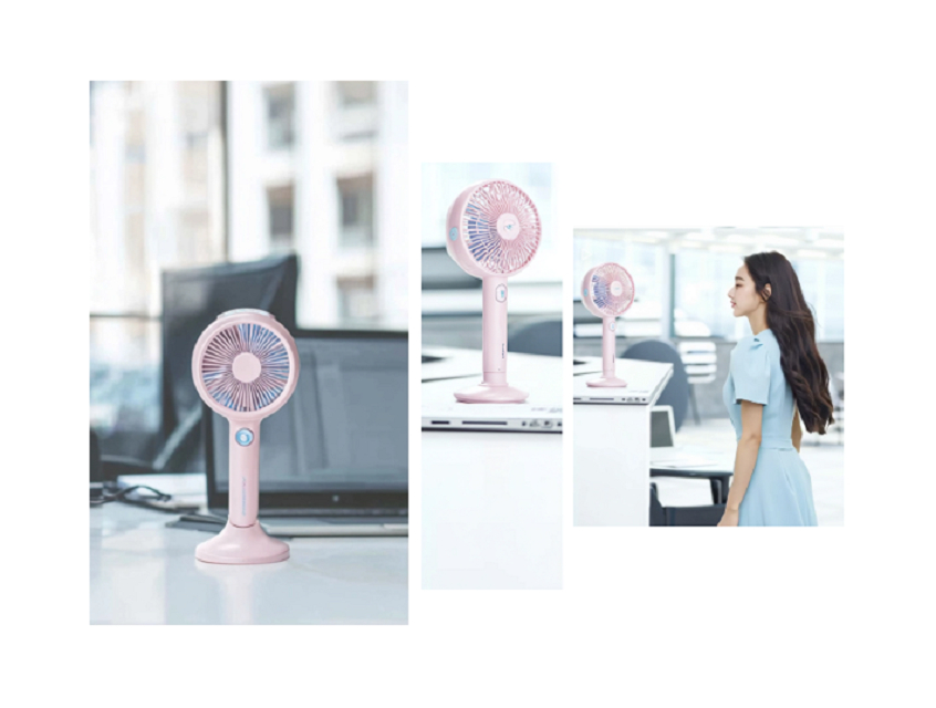 Φορητό Ψυκτικό Εξατμίσεως, 800mAh, 3 Ταχυτήτων, 2 Λειτουργίες Υγρασίας, Λευκό/Πράσινο/Ροζ, 212*100*40mm, ιδανικό για εξωτερικούς χώρους, ταξίδια, γραφείο