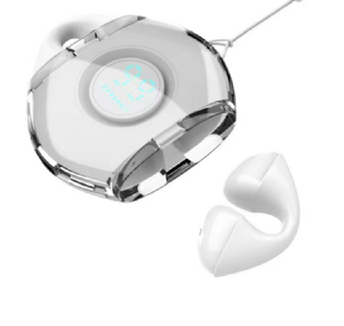 ETEK Open-Ear OWS Bluetooth Earbuds,Bluetrum 5756T, 13mm Driver, 3H Playtime, Black/White,supporting HSP/HFP/A2DP/AVRCP