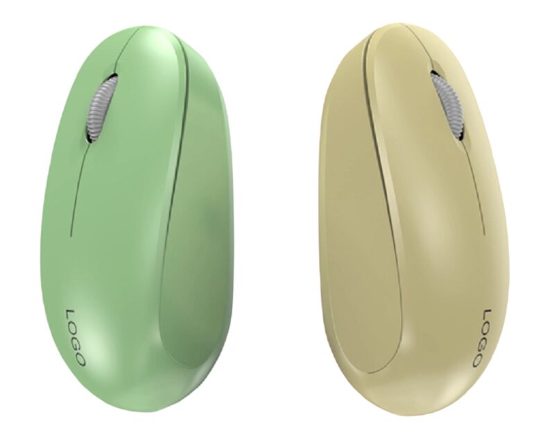 3D Ergonomic Wireless Mouse,1200 DPI, 10m Range, 52g Ultra-Lightweight, USB Nano Receiver, IC 8650, πολύχρωμες επιλογές