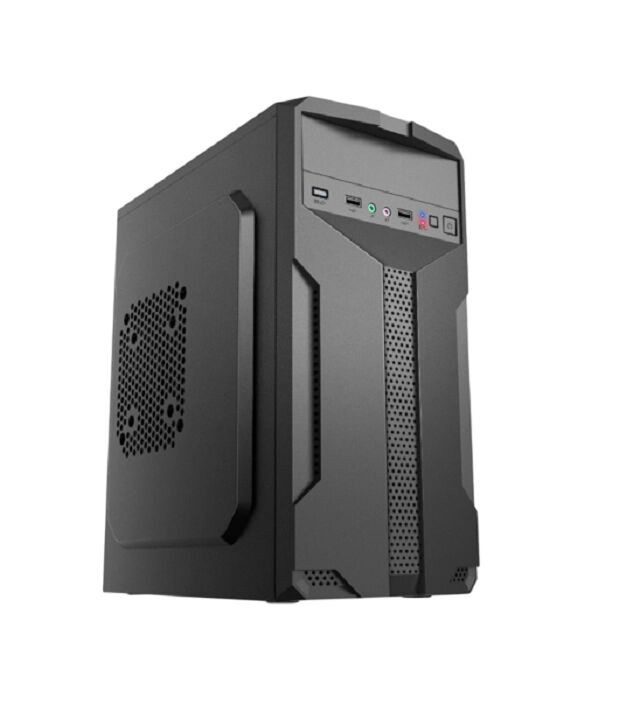 Μικρο-ATX PC Case, διπλή USB 2.0, Υποστηρίζει 1 ODD + 1 HDD + 2 SSD, ατσάλινο σασί (0,33mm SPCC), 12cm + 8cm Υποστήριξη ανεμιστήρα