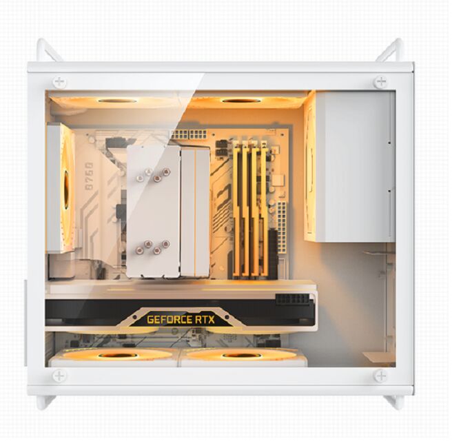 20L Compact Gaming PC Case, M-ATX/ITX, 326mm GPU, 155mm CPU Cooler, 140mm PSU, Δύο επιλογές μπροστινού πάνελ, μαγνητικά φίλτρα σκόνης