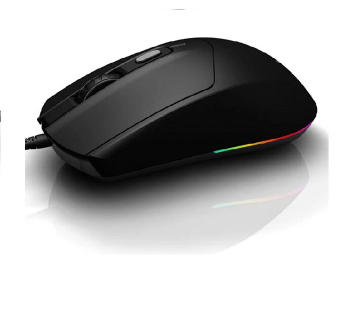 4D Wired RGB Mouse, 78g, 1000 DPI, Μαύρο, 1.2M USB καλώδιο με φως