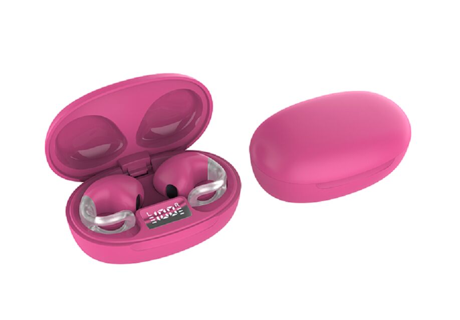 Ασύρματα ακουστικά ανοιχτού αυτιού OWS, 12mm Driver, 4H Playtime, Bluetrum 5656T, Μαύρο/Λευκό/Ροζ/Κόκκινο