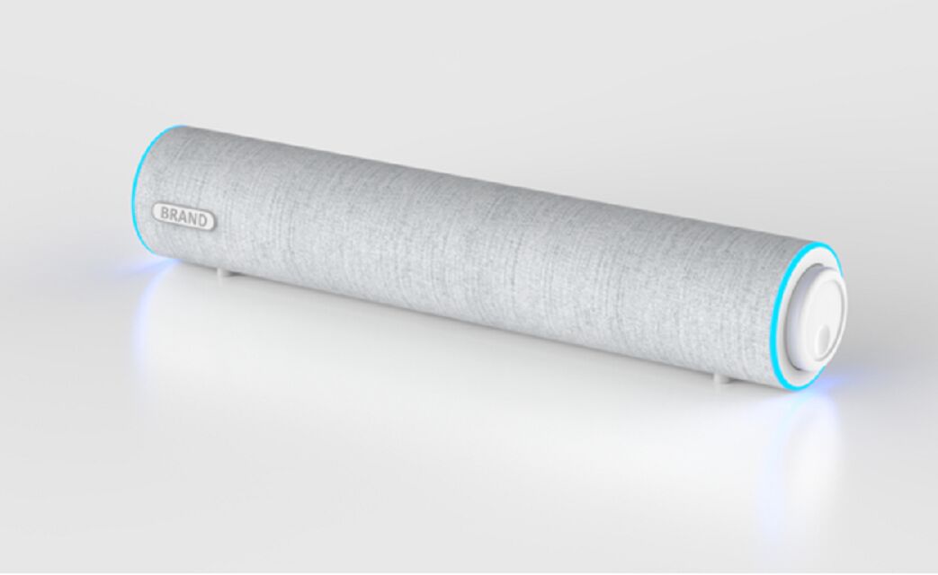 3W*2 Desktop Soundbar,Δύο 2-ιντσών οδηγοί, 35Hz-16kHz, >36dB Διαχωρισμός, USB (DC 5V), πλαστικό + ύφασμα, 1,3m καλώδιο