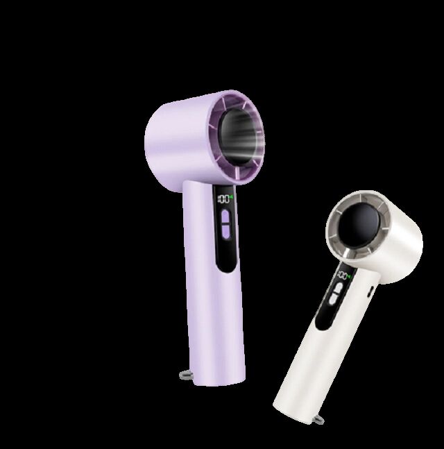 Foldable Portable Fan with LED Display,5 Speeds, 3000mAh, Type-C, 3 Colors