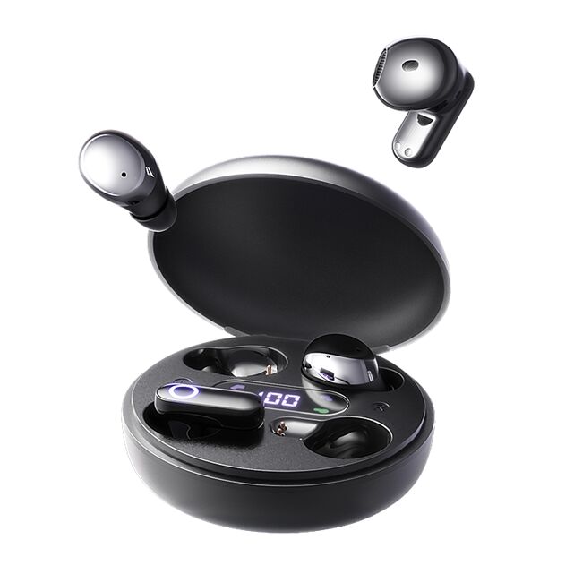 TWS Bluetooth 6.0 ακουστικά, 12mm Driver, 4,5 ώρες παιχνιδιού, θήκη φόρτισης USB-C