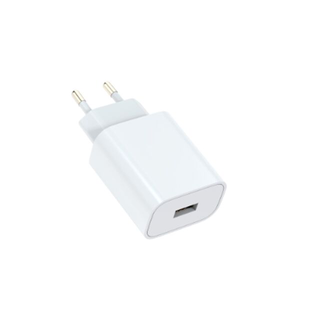 QC 18W USB-A Γρήγορος Φορτιστής, Βύσμα ΗΠΑ, Έξοδος Πολλαπλής Τάσης, Συμπαγής Συσκευασία PE