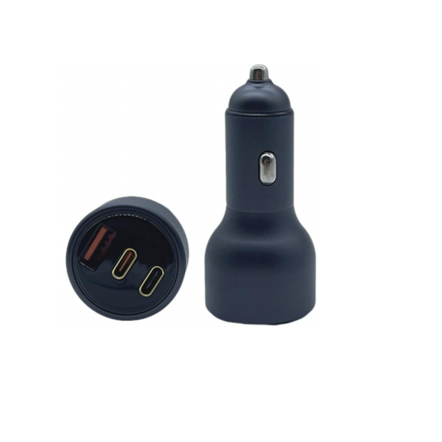 Φορτιστή αυτοκινήτου 95W, διπλή τύπου C + USB-A, 65W PD γρήγορη φόρτιση