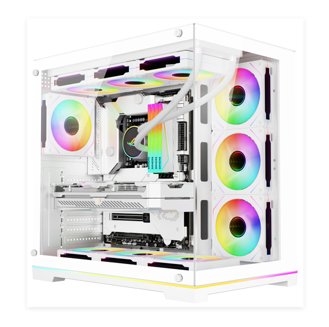 Πλήρης Πύργος ATX PC Κεφάλαιο με θραυσμένο γυαλί, 360mm ψύξη νερού & 380mm υποστήριξη VGA
