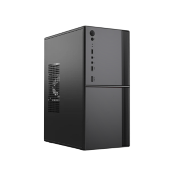 Συμπληρωματική θήκη ATX 0,33mm SPCC, εμπρός ανεμιστήρας 12cm, διπλό USB + ήχος, υποστήριξη M-ATX, 260 * 160 * 350mm