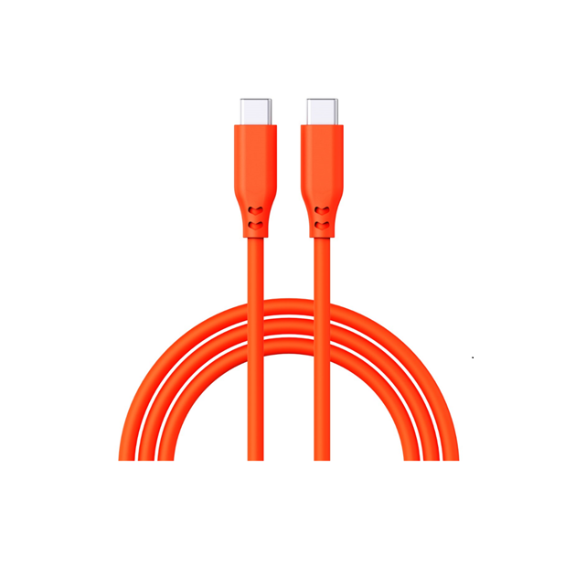 Καλώδιο ταχείας φόρτισης USB-C σε C 100W, 5A/20V PD3.0 + 480Mbps συγχρονισμός δεδομένων, καλώδιο 1m Soft-Touch (Λευκό/Γκρι/Παράσινο)