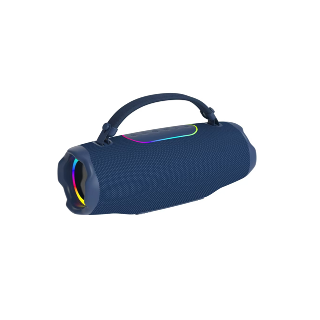 60W RGB Party Speaker, 2.1CH Deep Bass + Dynamic Lights, 3600mAh Desktop Portable Audio (Μαύρο / Μπλε / Γκρίζο)