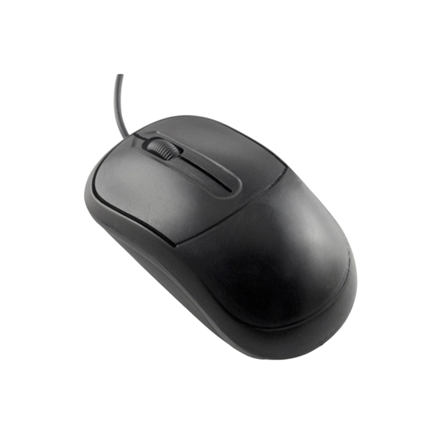 3D Wired Office Mouse, 1200 DPI ακρίβεια, HIPS 53g ελαφρύ, 1.1m καλώδιο, Custom Silk-Screen λογότυπο