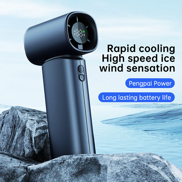 3600mAh Φανατικός ανεμιστήρας 19000RPM 100 Γεράδες Ρυθμιστής ταχύτητας 12W Φορητός Μίνι ανεμιστήρας ABS Lanyard USB φόρτιση