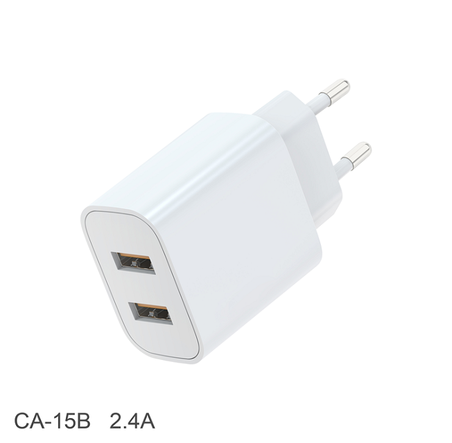 12W EU Plug 5V 2.4A Power Adapter Χρωματικό κουτί, Λευκό