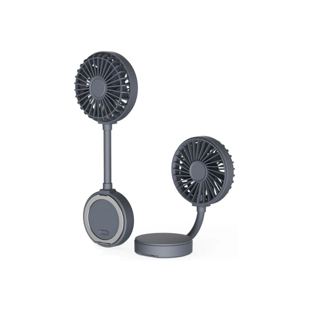 3-Speed Portable Handy Fan with Magnetic Phone Holder, 4000-6000RPM, 1000mAh Mini Fan, Type-C Charging, ABS+Aluminum Alloy