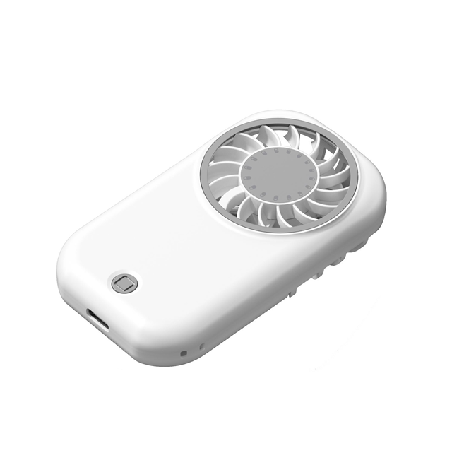Mini Handheld Fan 1200mAh Li-ion 5 Level Wind 2.5H Charge 4.5H Runtime Type C Black Green Gift Box